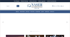 Desktop Screenshot of naserdiamonds.com